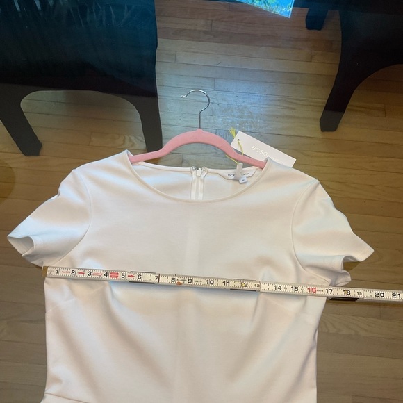 NWT BCBGMaxAzria Chic White Mini Dress - Picture 6 of 12